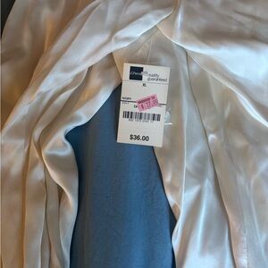 Worthington Ivory Satin-Look Blouse